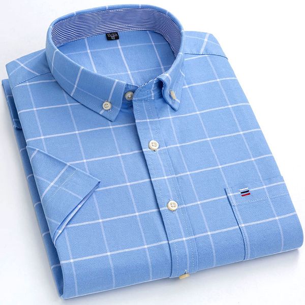 men's casual shirts plus size men summer plaid oxford shirts loose fashion vertical stripes short sleeve standard-fit solid soft cotton, White;black
men's casual shirts plus size men summer plaid oxford shirts loose fashion vertical stripes short sleeve standard-fit solid soft cotton, White;black