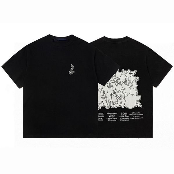 23ss new made in italy woman men's t-shirts high end classic symphony orchestra printed short sleeve vacation summer fashion breathable, White;black
23ss new made in italy woman men's t-shirts high end classic symphony orchestra printed short sleeve vacation summer fashion breathable, White;black