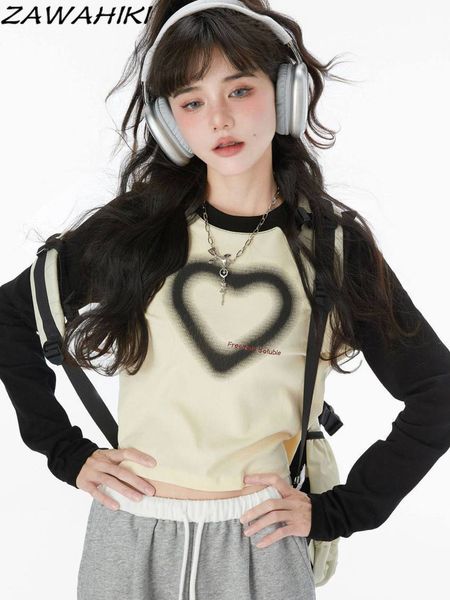 women's t-shirt vintage slim raglan sleeve t-shirt heart printing y2k pullover sweatshirt women clothes casual japanese harajuku hoodie, White
women's t-shirt vintage slim raglan sleeve t-shirt heart printing y2k pullover sweatshirt women clothes casual japanese harajuku hoodie, White