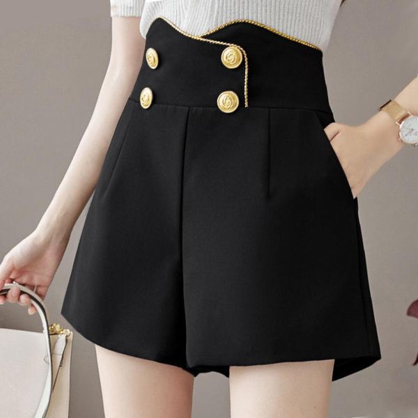 shorts elegant fashion zipper pockets button short woman 2022 summer new office lady commute allmatch high waist wide leg shorts, White;black
shorts elegant fashion zipper pockets button short woman 2022 summer new office lady commute allmatch high waist wide leg shorts, White;black