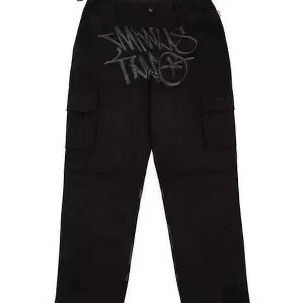men's pants 22ss cargo minus two harajuku casual loose punk rock straight wide leg trouser streetwear y2k pant retro street trend overa, Black
men's pants 22ss cargo minus two harajuku casual loose punk rock straight wide leg trouser streetwear y2k pant retro street trend overa, Black