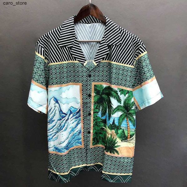 men's casual shirts vintage playing card pattern patchwork print 2023 summer men hawaiian shirts streetwear beach shirt hip hop casual, White;black
men's casual shirts vintage playing card pattern patchwork print 2023 summer men hawaiian shirts streetwear beach shirt hip hop casual, White;black
