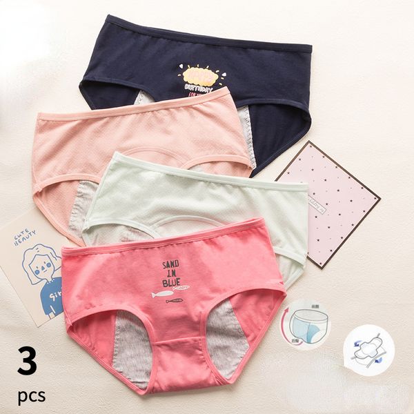women's panties 3pcs cute cartoon girls menstrual panties for teenager leakproof physiological period underwear children panties for pe, Black;pink
women's panties 3pcs cute cartoon girls menstrual panties for teenager leakproof physiological period underwear children panties for pe, Black;pink