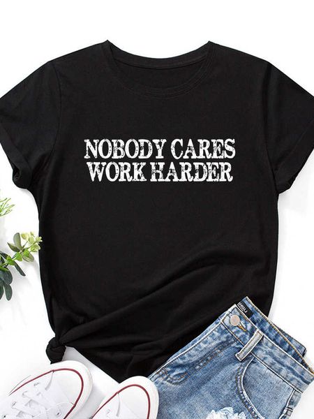 nobody cares work harder letter print t shirt men short sleeve o neck loose tshirt summer men tee shirt camisetas, White;black
nobody cares work harder letter print t shirt men short sleeve o neck loose tshirt summer men tee shirt camisetas, White;black