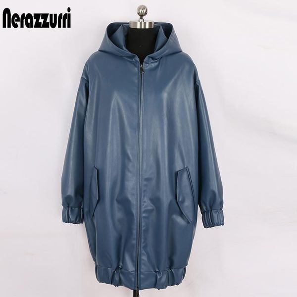 fur nerazzurri spring autumn windproof blue oversized long faux leather jacket women with hood zipper black waterproof raincoat 2022
fur nerazzurri spring autumn windproof blue oversized long faux leather jacket women with hood zipper black waterproof raincoat 2022
