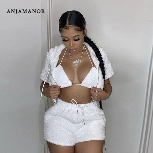dress anjamanor fluffy shorts sets cute three piece sets fall 2021 womens fashion outfits zip up hoodie matching sets d64ez40, White
dress anjamanor fluffy shorts sets cute three piece sets fall 2021 womens fashion outfits zip up hoodie matching sets d64ez40, White