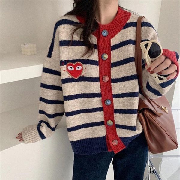 sweaters pullover frauen neue koreanische stil lose gestreiften farbe passenden longsleeved pullover strickjacke jacke herbst und winter, White;black
sweaters pullover frauen neue koreanische stil lose gestreiften farbe passenden longsleeved pullover strickjacke jacke herbst und winter, White;black