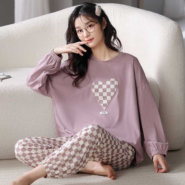 women's sleepwear spring autumn long sleeve pure cotton pajamas female simple women pajama sets sleepwear pants pajamas womens home fas, Black;red
women's sleepwear spring autumn long sleeve pure cotton pajamas female simple women pajama sets sleepwear pants pajamas womens home fas, Black;red