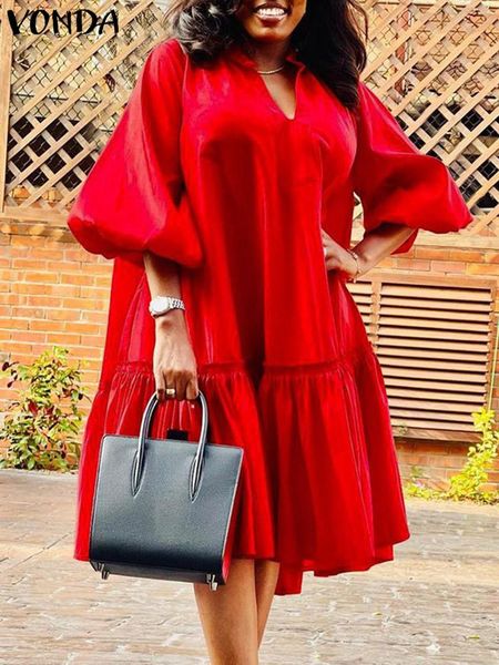 dresses vonda summer women lantern sleeve mini dress 2022 v neck solid satin silk holiday robe bohemian loose baggy party sundress, Black;gray
dresses vonda summer women lantern sleeve mini dress 2022 v neck solid satin silk holiday robe bohemian loose baggy party sundress, Black;gray