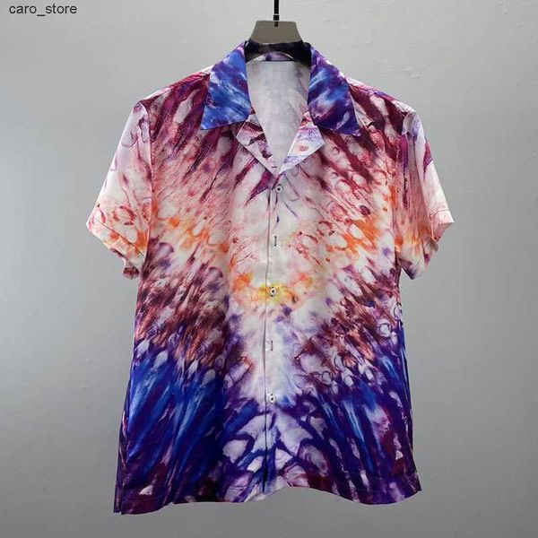 men's casual shirts hawaii shirt chemise homme color gradient print shirt streetwear social party blusa camisa masculina men shirt shor, White;black
men's casual shirts hawaii shirt chemise homme color gradient print shirt streetwear social party blusa camisa masculina men shirt shor, White;black