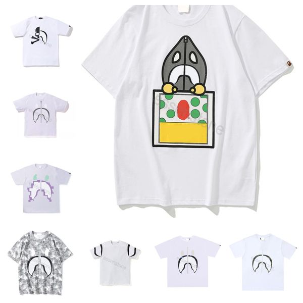 designer of luxury t shirt brand t shirt clothing shark patten short sleeve spring summer tide men and women bap pes tee new2023, White;black
designer of luxury t shirt brand t shirt clothing shark patten short sleeve spring summer tide men and women bap pes tee new2023, White;black