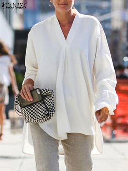 t-shirt zanzea fashion spring high low blouse women's v neck shirts lady casual long sleeve tunic female patchwork blusas oversized, White
t-shirt zanzea fashion spring high low blouse women's v neck shirts lady casual long sleeve tunic female patchwork blusas oversized, White