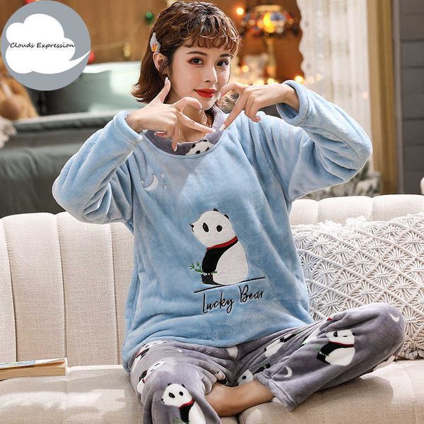 women's sleep lounge winter warm pj flannel women sleepwear pajamas girls cartoon print pajama set pullover coral fleece pijamas mujer
women's sleep lounge winter warm pj flannel women sleepwear pajamas girls cartoon print pajama set pullover coral fleece pijamas mujer