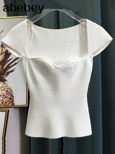 women's t-shirt spring sqaure collar sleeveless knitting pullover slim short high waist female tank wk69001l 230503, White
women's t-shirt spring sqaure collar sleeveless knitting pullover slim short high waist female tank wk69001l 230503, White