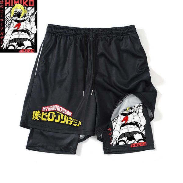 men's shorts anime my hero accademia 2 in1 performance shorts to gym fitness men women summer mesh quick dry bakugou print sports short, White;black
men's shorts anime my hero accademia 2 in1 performance shorts to gym fitness men women summer mesh quick dry bakugou print sports short, White;black