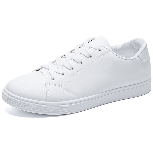 dress shoes white sneakers men korean trend fashion lace up all match pu leather casual comfortable walking board chaussure blanche 230503, Black
dress shoes white sneakers men korean trend fashion lace up all match pu leather casual comfortable walking board chaussure blanche 230503, Black