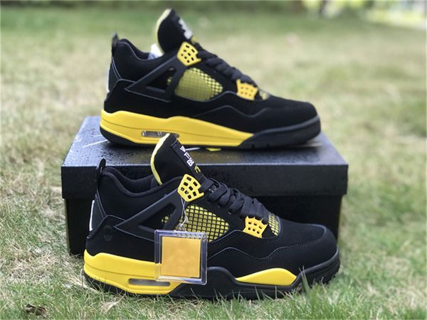 2023 release air authentic 4 4s thunder basketball shoes dh6927-017 iv sports sneakers trainers womens mens black tour yellow with original
2023 release air authentic 4 4s thunder basketball shoes dh6927-017 iv sports sneakers trainers womens mens black tour yellow with original