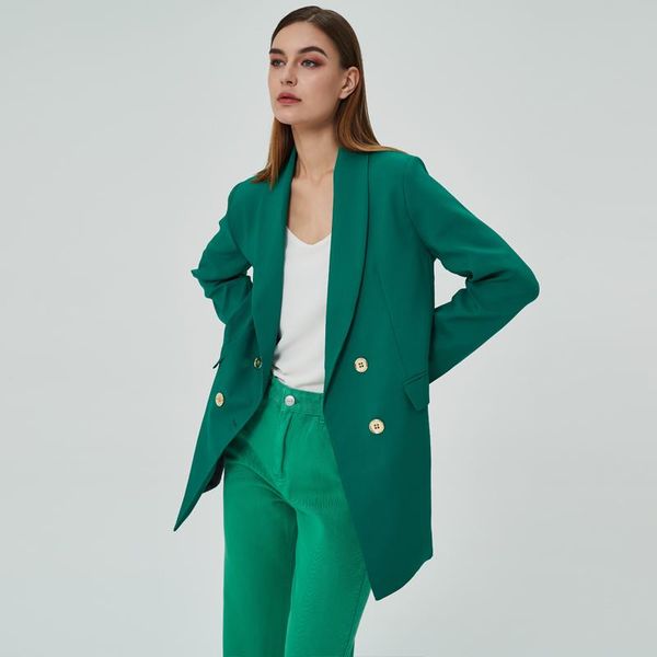 pants 2021 autumn new ladies allmatch casual long doublebreasted blazer jacket vintage lapel collar long sleeves women's clothing, White
pants 2021 autumn new ladies allmatch casual long doublebreasted blazer jacket vintage lapel collar long sleeves women's clothing, White