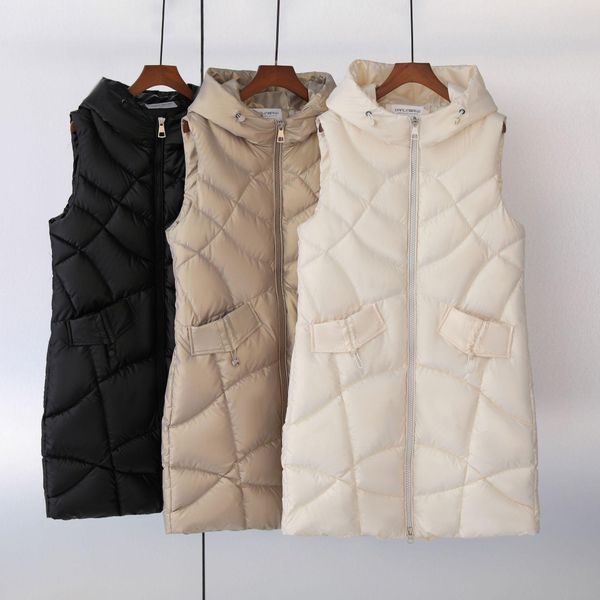 leather midlength large size vest autumn and winter vest slim fit padded jacket, Black
leather midlength large size vest autumn and winter vest slim fit padded jacket, Black