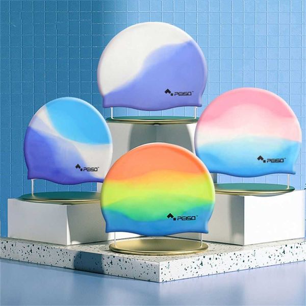 swimming caps kids children swim hat waterproof silicone shower swimming pool cap j230502
swimming caps kids children swim hat waterproof silicone shower swimming pool cap j230502