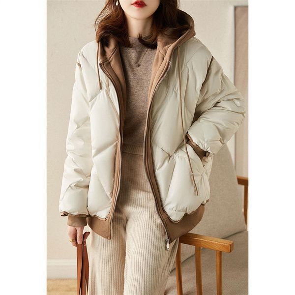 leather 2022 women autumn winter hooded cotton padded coat parka womens jackets, Black
leather 2022 women autumn winter hooded cotton padded coat parka womens jackets, Black