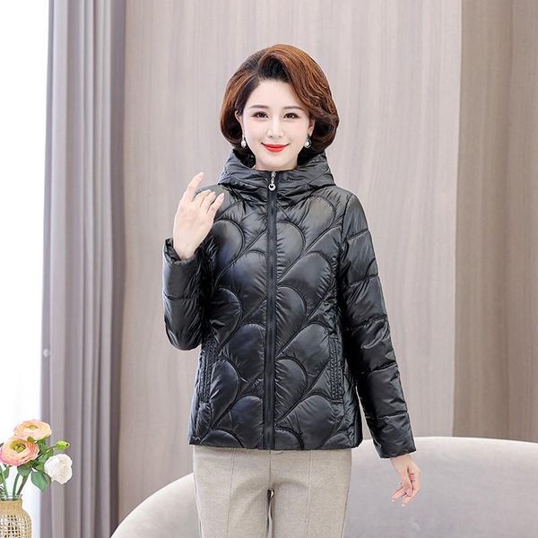 leather new winter women jacket coats parkas female hooded glossy down cotton jackets ladies overcoat thick warm outwear, Black
leather new winter women jacket coats parkas female hooded glossy down cotton jackets ladies overcoat thick warm outwear, Black