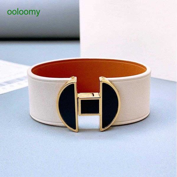 hemres designer bracelet layer cowhide h-buckle bracelet leather for women korean genuine punk with high-end quality tfrd, Black
hemres designer bracelet layer cowhide h-buckle bracelet leather for women korean genuine punk with high-end quality tfrd, Black