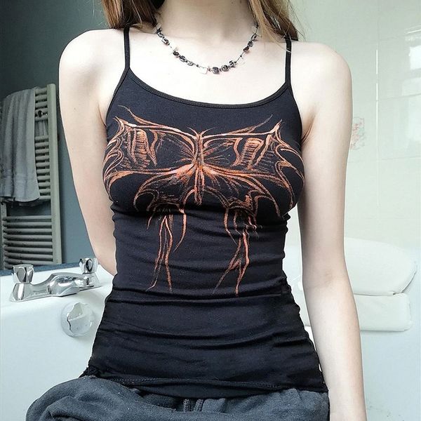 camisoles tanks xingqing butterfly summer women graphic t shirts cute kawaii sleeveless camisole gothic clothes y2k e girl punk style camis, Black;white
camisoles tanks xingqing butterfly summer women graphic t shirts cute kawaii sleeveless camisole gothic clothes y2k e girl punk style camis, Black;white