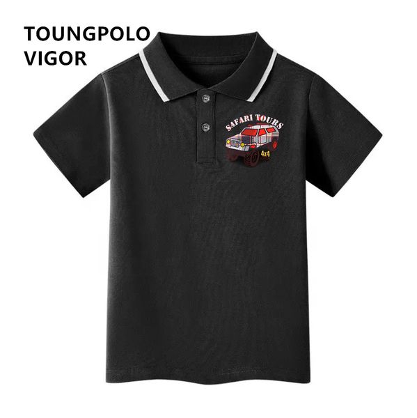 toungpolo vigor car customized printing polo for children design t-shirt short sleeve school uniform team competition kids clothes, Blue
toungpolo vigor car customized printing polo for children design t-shirt short sleeve school uniform team competition kids clothes, Blue
