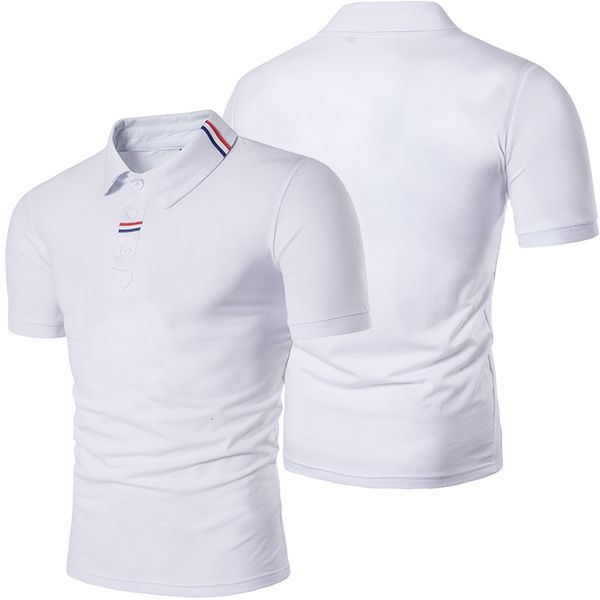 men's polos summer casual polo men short sleeve business shirt fashion design tees 230428, White;black
men's polos summer casual polo men short sleeve business shirt fashion design tees 230428, White;black