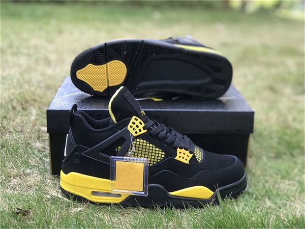 2023 air authentic 4 4s thunder basketball shoes dh6927-017 iv sports sneakers trainers womens mens black tour yellow with original box 36-4
2023 air authentic 4 4s thunder basketball shoes dh6927-017 iv sports sneakers trainers womens mens black tour yellow with original box 36-4