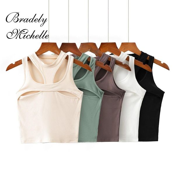 tanks bradely michelle women asymmetrical hollow solid color knitted round neck summer sleeveless vest on the chest, Black;white
tanks bradely michelle women asymmetrical hollow solid color knitted round neck summer sleeveless vest on the chest, Black;white