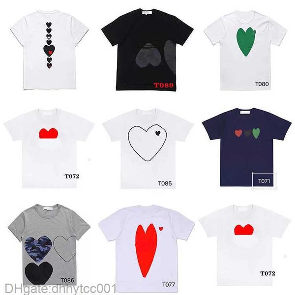 t-shirts women's play casual designer men's des badge garcons quality print short sleeve short t-shirt couple hearts tshirt 57d5, White;black
t-shirts women's play casual designer men's des badge garcons quality print short sleeve short t-shirt couple hearts tshirt 57d5, White;black