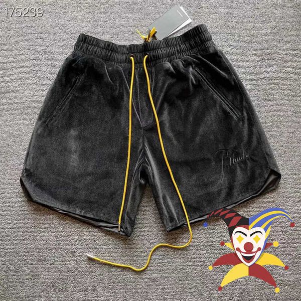 men's shorts new embroidered velvet vintage drstring shorts men women breeches inside tag j230503, White;black
men's shorts new embroidered velvet vintage drstring shorts men women breeches inside tag j230503, White;black