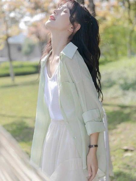 spring and jacket summer chiffon sun protection clothing womens fresh sweet, Black;brown
spring and jacket summer chiffon sun protection clothing womens fresh sweet, Black;brown