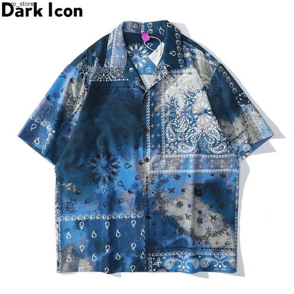 men's casual shirts dark icon blue tie dye bandana hawaiian shirts men summer vintage street oversized men's shirt man blouse j230, White;black
men's casual shirts dark icon blue tie dye bandana hawaiian shirts men summer vintage street oversized men's shirt man blouse j230, White;black