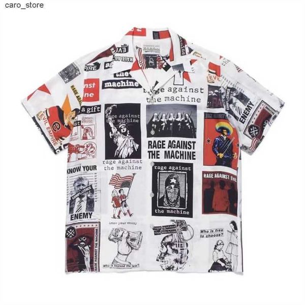 men's casual shirts new wacko maria leisure shirt men women hawaiian 2023ss summer print style black white shirts short sleeve lapel te, White;black
men's casual shirts new wacko maria leisure shirt men women hawaiian 2023ss summer print style black white shirts short sleeve lapel te, White;black