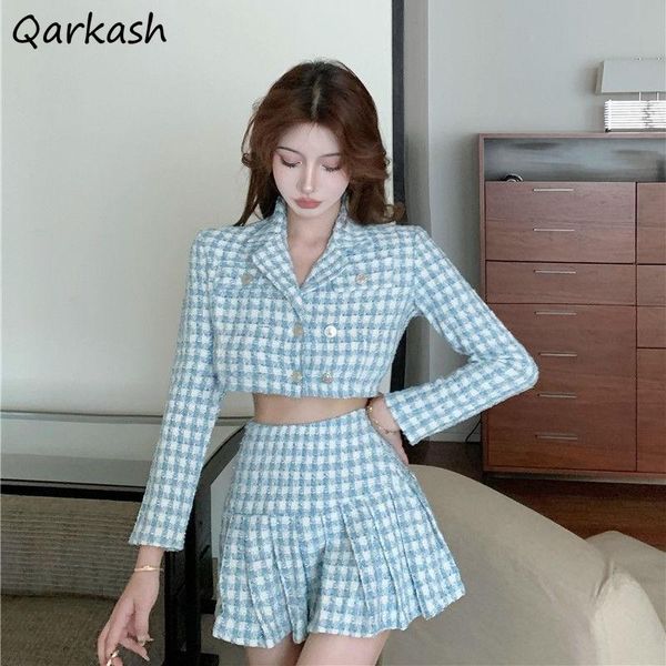 dress sets women plaid young chic slim streetwear ulzzang simple retro elegant ladies ins new arrival button female popular sale, White
dress sets women plaid young chic slim streetwear ulzzang simple retro elegant ladies ins new arrival button female popular sale, White