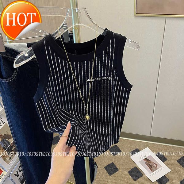 designer haute couturewhite knitted strap tank summer 2023 new high grade spicy girl slim fit underlay sleeveless short top, White
designer haute couturewhite knitted strap tank summer 2023 new high grade spicy girl slim fit underlay sleeveless short top, White