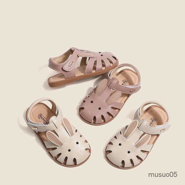 cartoon rabbit girls sandals genuine leather baby boys beach sandals summer soft cowhide children's casual shoes little kids, Black;red
cartoon rabbit girls sandals genuine leather baby boys beach sandals summer soft cowhide children's casual shoes little kids, Black;red