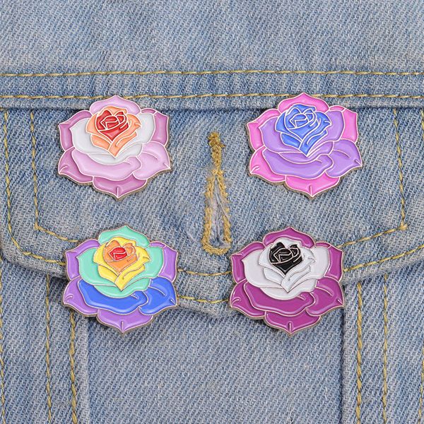 lgbt rose enamel pins custom rainbow colors flower brooches lapel badges gay lesbian bi jewelry gift for lovers friends, Blue
lgbt rose enamel pins custom rainbow colors flower brooches lapel badges gay lesbian bi jewelry gift for lovers friends, Blue