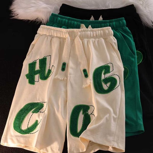 men's shorts vintage shorts american street 2023 summer hiphop letter embroidery shorts men trend bf loose straight casual half trouser, White;black
men's shorts vintage shorts american street 2023 summer hiphop letter embroidery shorts men trend bf loose straight casual half trouser, White;black