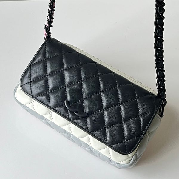 23 women designer camera bag lambskin leather multicolor matelasse chain zipper square purse multi pochette black metal hardware crossbody s
23 women designer camera bag lambskin leather multicolor matelasse chain zipper square purse multi pochette black metal hardware crossbody s
