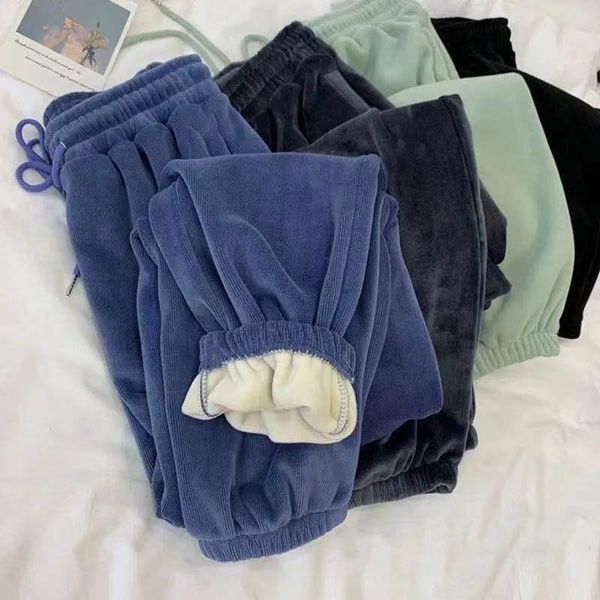 pants large add plus size autumn winter velvet thicken girls casual sports harem pants women long pants high rise loose warm trousers, Black
pants large add plus size autumn winter velvet thicken girls casual sports harem pants women long pants high rise loose warm trousers, Black