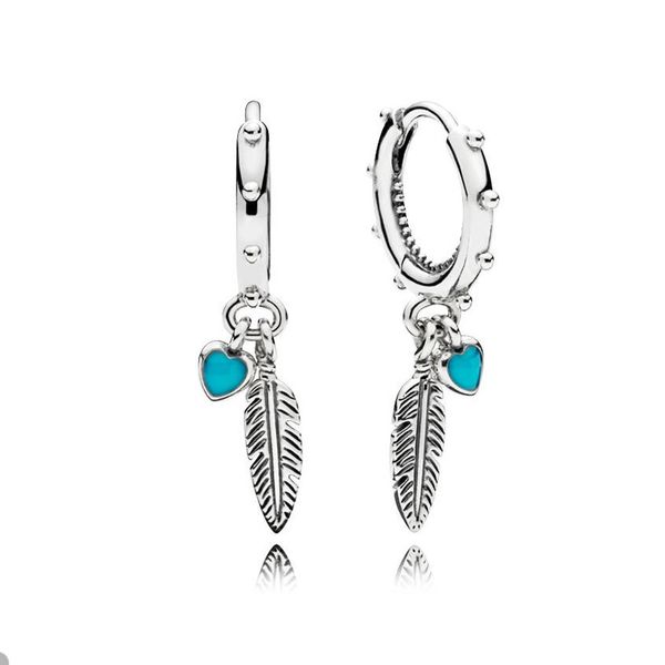 turquoise hearts and feather hoop earrings for pandora real sterling silver wedding party earring set for women girlfriend gift dangle earri, Golden;silver
turquoise hearts and feather hoop earrings for pandora real sterling silver wedding party earring set for women girlfriend gift dangle earri, Golden;silver