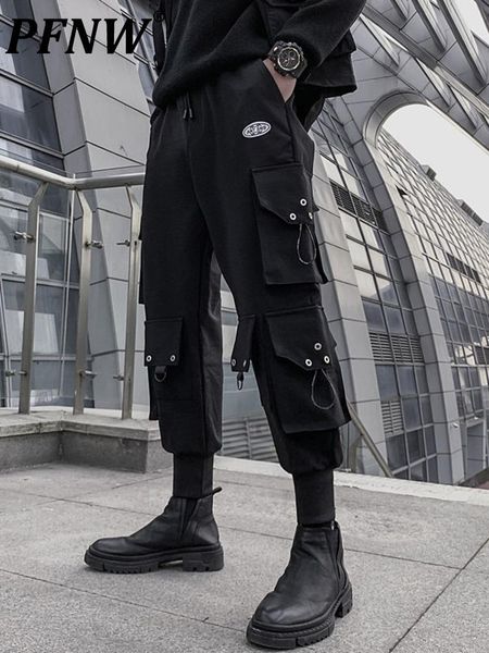 pants pfnw cargo pants men's functional wind high street streetwear multiple pockets black style elastic waist loose trousers 12a1045
pants pfnw cargo pants men's functional wind high street streetwear multiple pockets black style elastic waist loose trousers 12a1045
