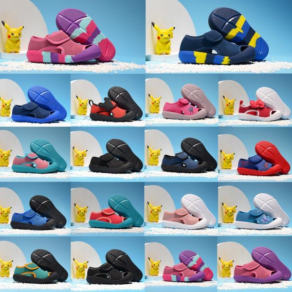 kids sandals toe coverage protect boys girls shoes children light breathable black summer toddlers youth outdoor trainers sport sneakers kid, Black;red
kids sandals toe coverage protect boys girls shoes children light breathable black summer toddlers youth outdoor trainers sport sneakers kid, Black;red