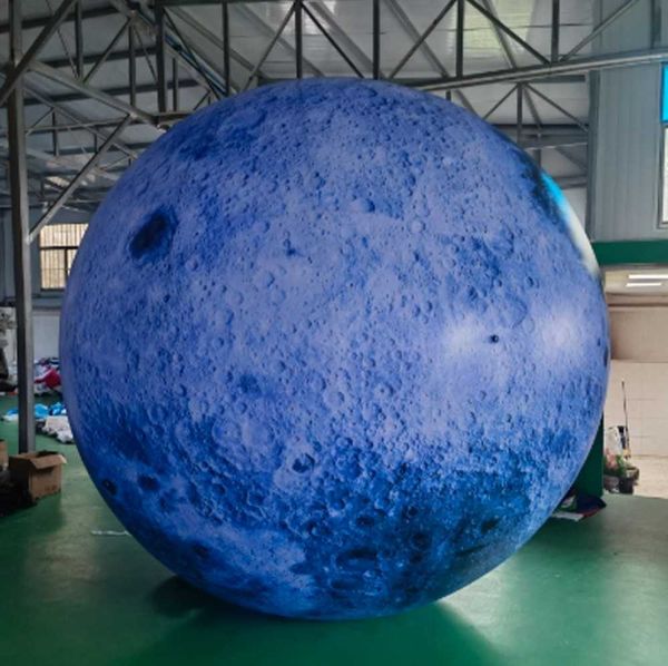 3m10ftdia airtight pvc giant inflatable moon planet balloons with led light for hanging party decoration
3m10ftdia airtight pvc giant inflatable moon planet balloons with led light for hanging party decoration