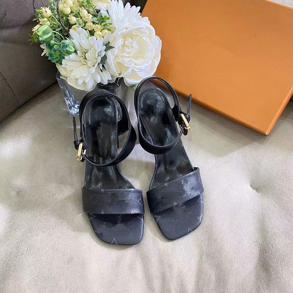 designer new ladies sandals chunky heel print buckle square toe fashion high heels simple elegant women's shoes, Black
designer new ladies sandals chunky heel print buckle square toe fashion high heels simple elegant women's shoes, Black