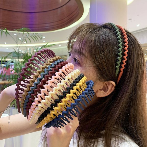 fashion wave resin all-match scrub wavy hair band headband for women girl hair accessories headwear, Silver
fashion wave resin all-match scrub wavy hair band headband for women girl hair accessories headwear, Silver